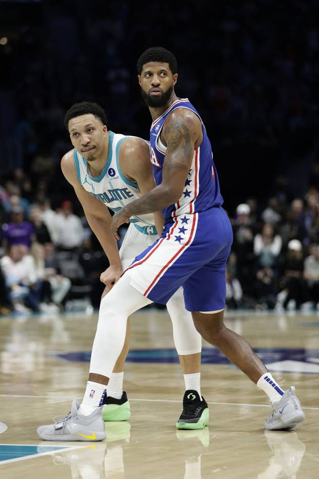 NBA: Philadelphia 76ers at Charlotte Hornets