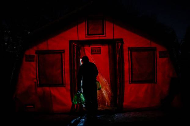 Power blackout in Kyiv