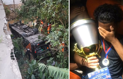 VIDEO Užas u Brazilu: Autobus s mladim nogometašima sletio u provaliju, troje ih je poginulo