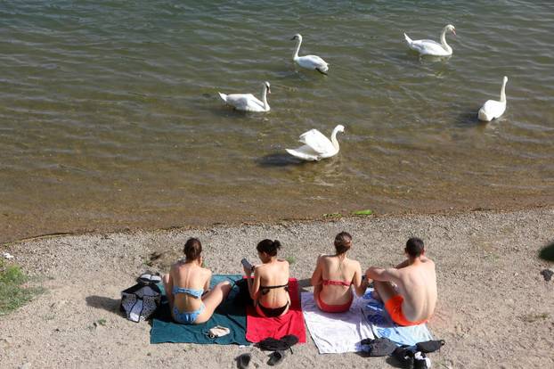 Osvježenje u rijeci Korani