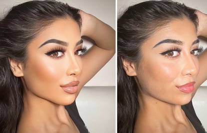 Prije i poslije uređivanja slika: Na sebi pokazala što se krije iza 'savršenog' izgleda na internetu