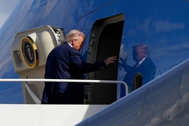U.S. President Trump departs for Florida from Joint Base Andrews