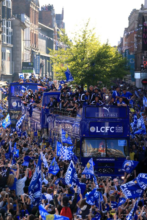 Leicester: Leicester City paradom kroz grad proslavio naslov prvaka Premierlige