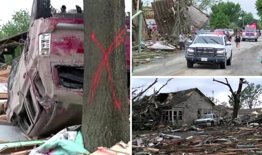 VIDEO Tornado poharao Iowu. Ima mrtvih. Uništene kuće, auti