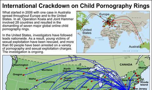 Združeni svjetski policajci uhitili su čak 170 pedofila