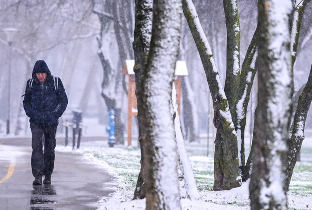 Zagreb: Zimska idila na Bundeku