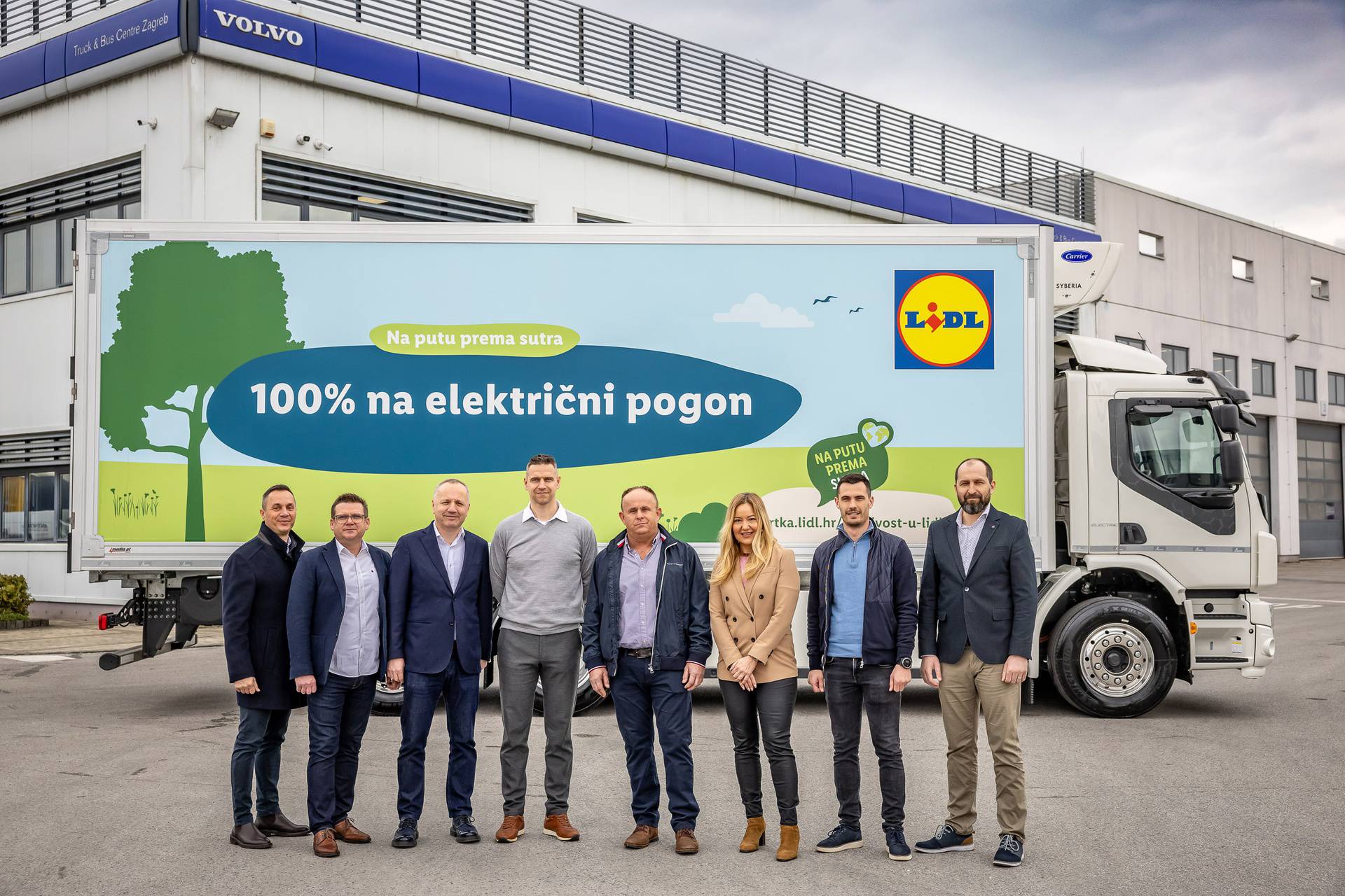 Lidl Hrvatska predstavio prvi potpuno električni kamion