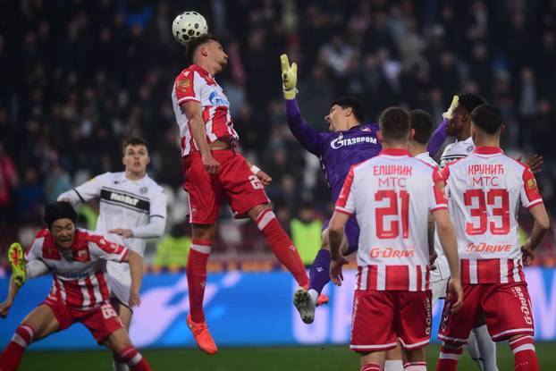 Beograd: Susret Crvene zvezde i Partizana u 24. kolu Mozzart Super lige Srbije