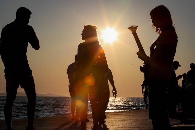 Zadar: Večernja šetnja zadarskom rivom