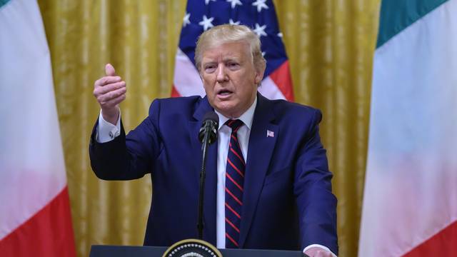 Trump and Mattarella of Italy Joint Press Conference