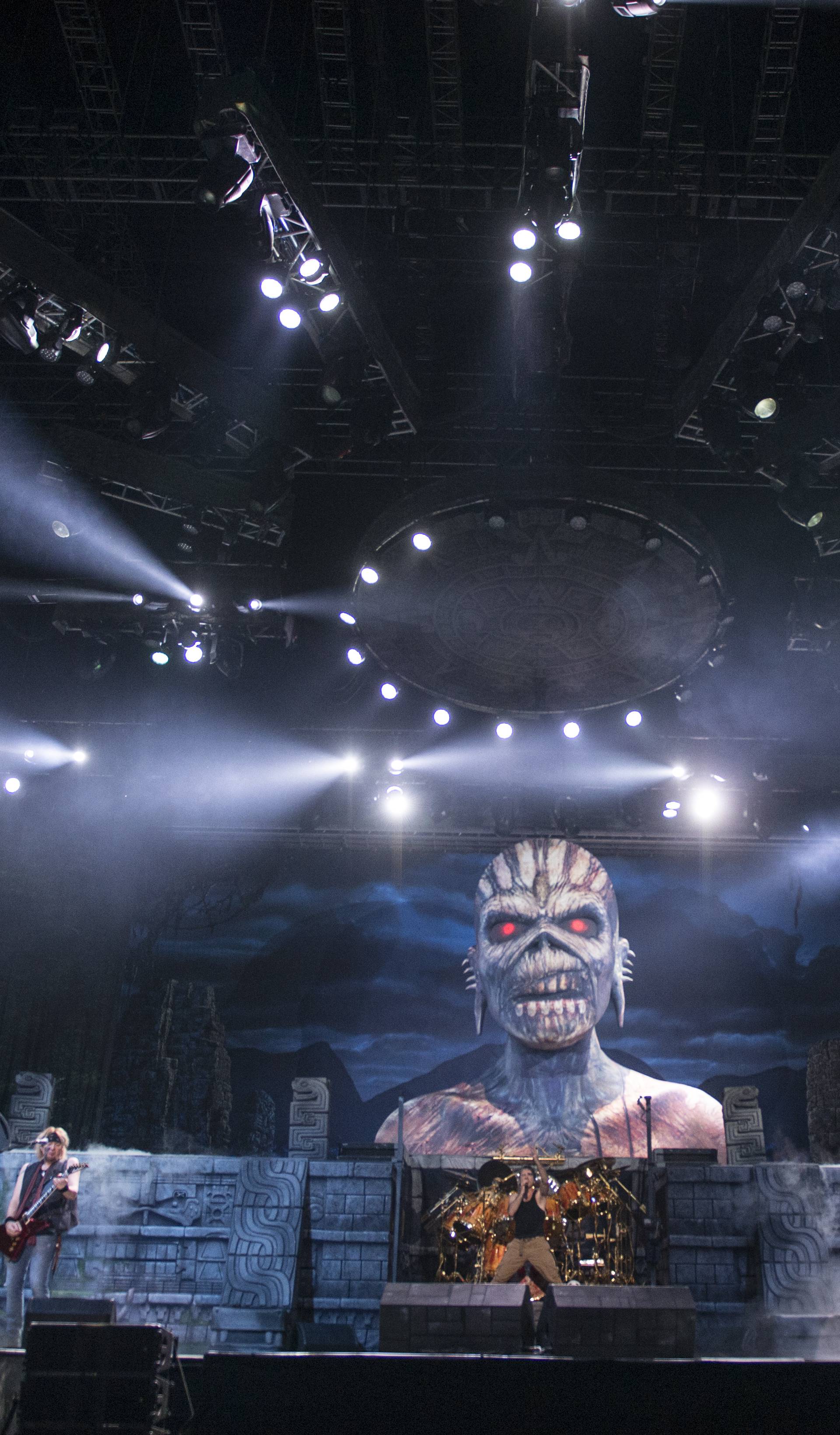 IRON MAIDEN 24/4/16 BEIJING CHINA JOHN McMURTRIE