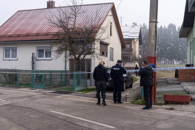 Dvostruko ubojstvo u Gospiću, očevid u tijeku