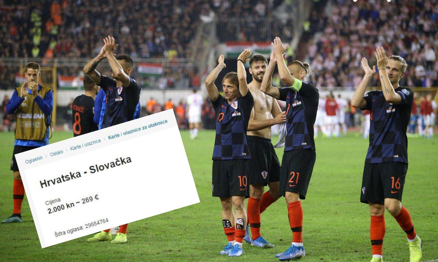 Karte za Slovake već na crnom tržištu po 20 puta većoj cijeni