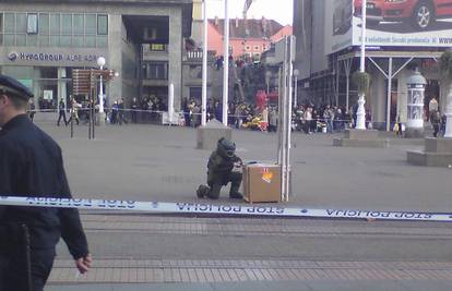 Lažna uzbuna: U sumnjivoj kutiji na Trgu nema bombe