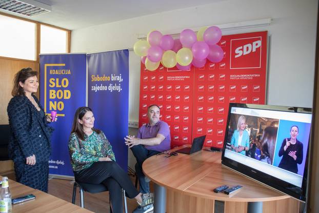 Dubrovnik: Doček izbornih rezultata u stožeru SDP-a