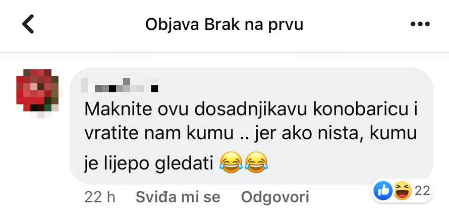 Gledatelji: 'Dajte Adamu kumu! Bolje si pašu i pala je na njega'