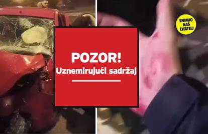 DRAMATIČAN VIDEO iz Zagreba: 'Evo jedan kreten, drugi kreten. Udarili su u bus gdje sam sjedio'