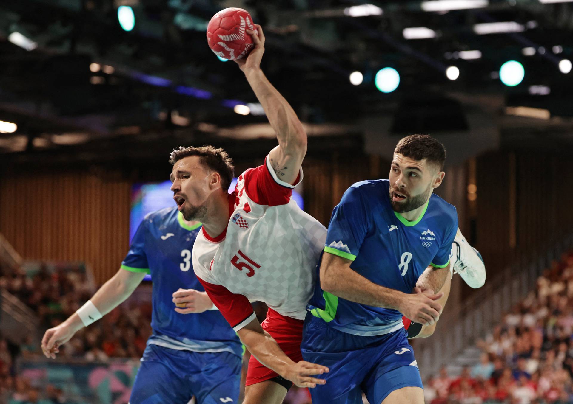 Handball - Men's Preliminary Round Group A - Slovenia vs Croatia