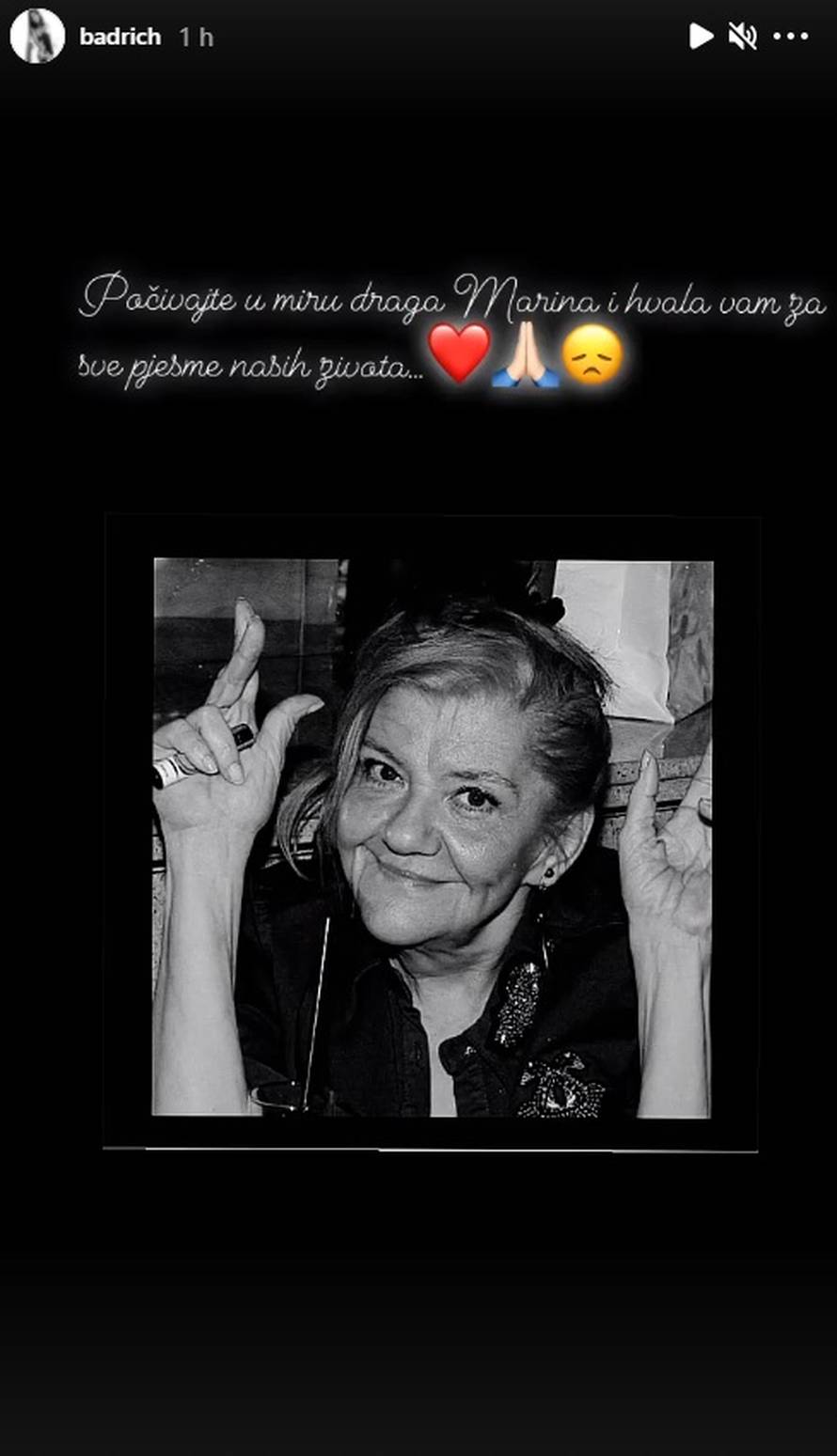 Kolege se opraštaju od Marine Tucaković: 'To što ostavljaš, ostat će uklesano u vremenu'