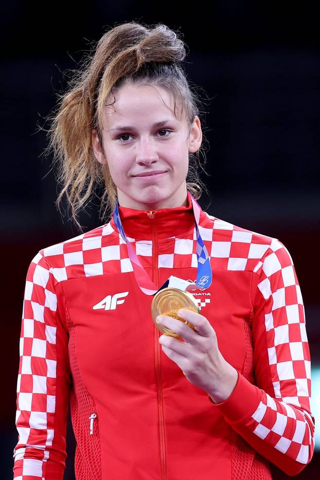 Dodjele medalja u taekwondou u kategoriji do 67 kilograma, Matea Jelić osvojila zlato