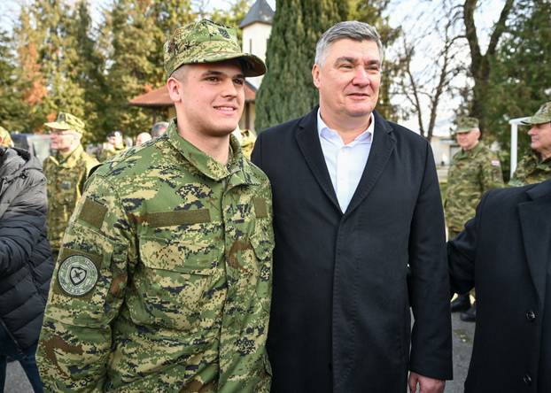 FOTO Milanović: 'O angažmanu vojske izvan domovine uvijek ćemo jako dobro razmisliti'