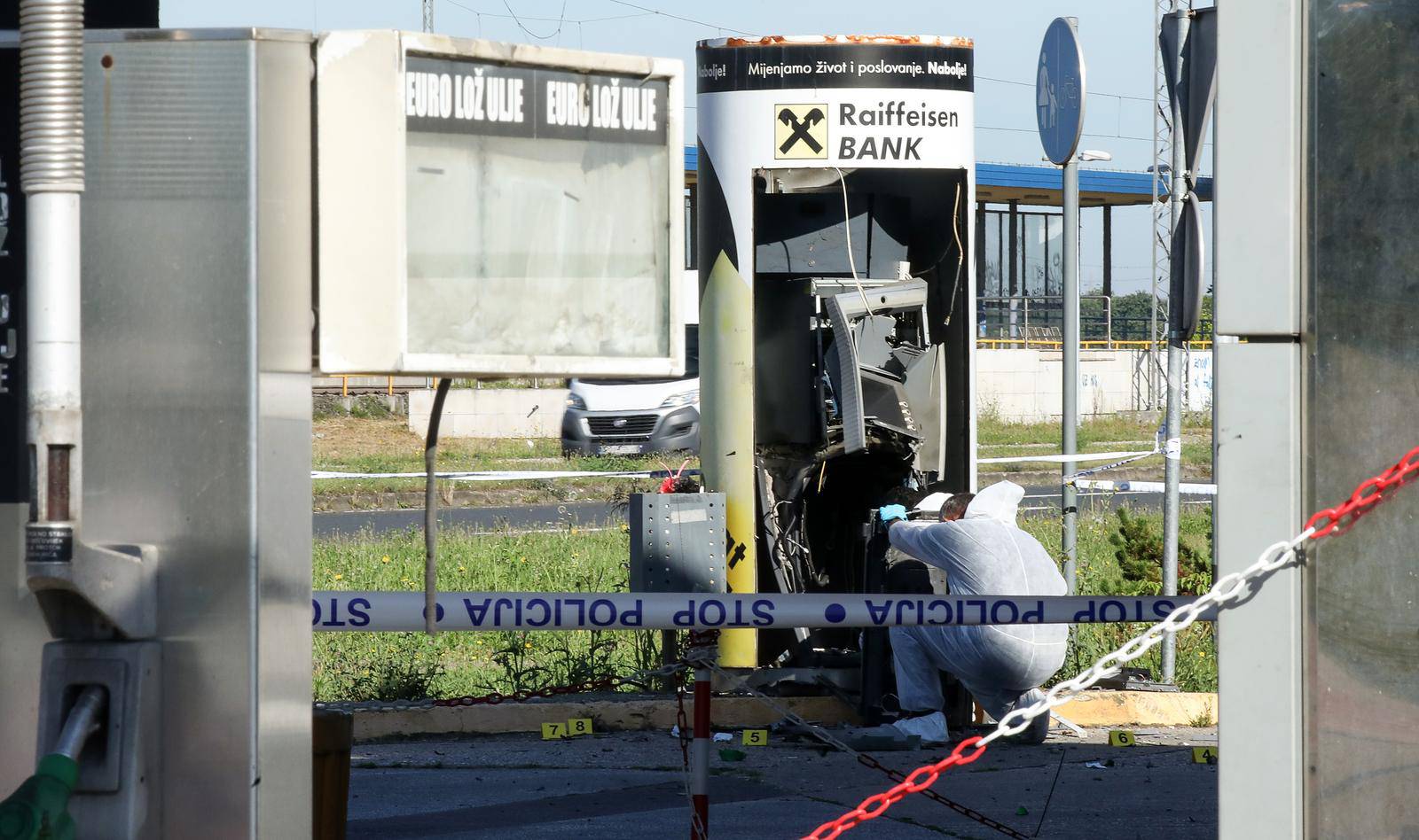 Zagreb: Raznesen bankomat pokraj benzinske postaje