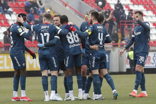 Kruševac: Utakmica 23. kola Mozzart Super lige Srbije između FK Napredak i FK Crvena zvezda