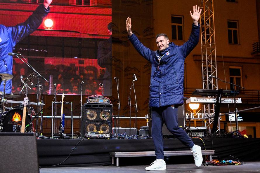 Zagreb: Svečani doček rukometnih reprezentativaca nakon osvojene bronce na Europskom prvenstvu