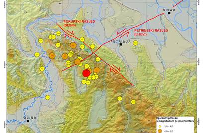 Potrese u Petrinji uzrokovala je aktivacija dva okomita rasjeda