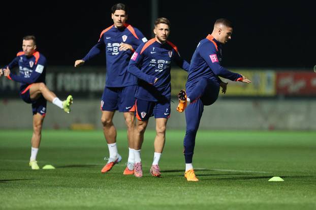 Rijeka: Hrvatski nogometni reprezetativci odradili trening