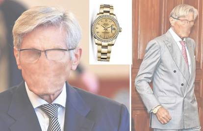 Horvatinčić na suđenju imao blještavi sat: Rolex ili kopija?