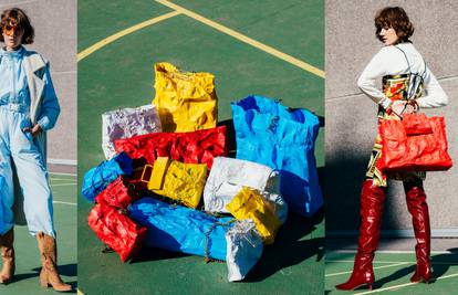 Naša dizajnerica radi torbe od recikliranih plastičnih vrećica