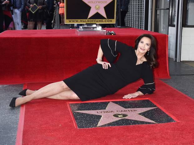 Lynda Carter Honoured With A Star On The Hollywood Walk Of Fame