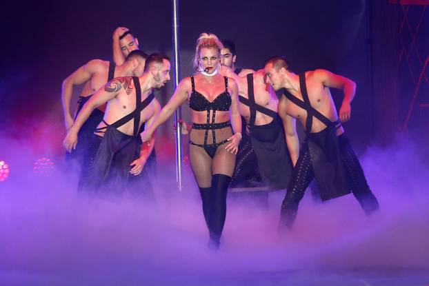 Britney Spears In Concert At Circuit Of America For Formula 1 GP In Austin