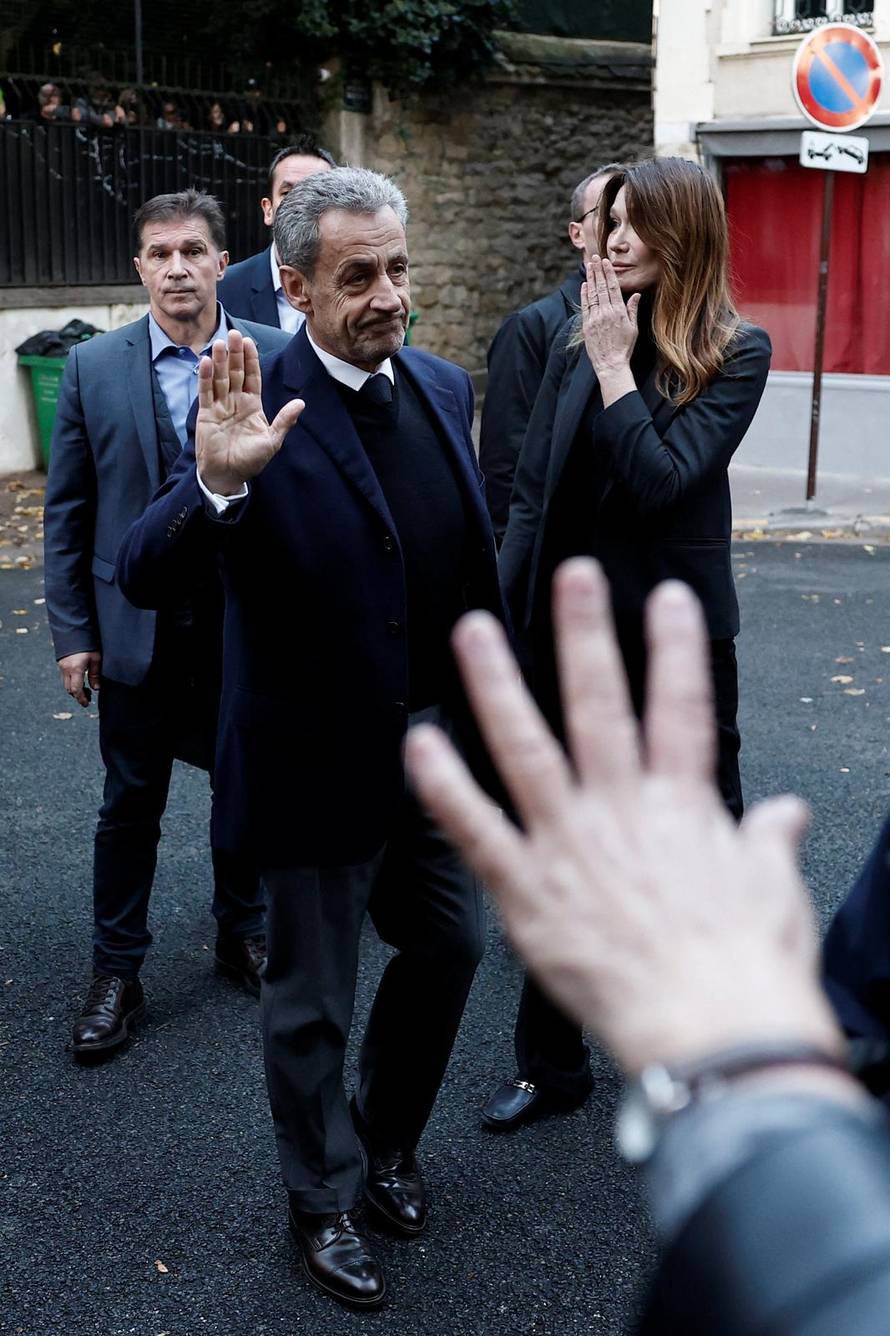 Former French President Sarkozy goes to jail to begin five-year sentence