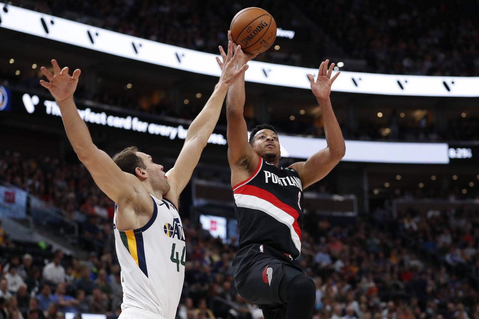 NBA: Preseason-Portland Trail Blazers at Utah Jazz