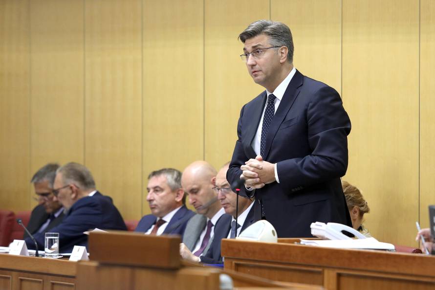 Zagreb: Aktualno prijepodne u Saboru