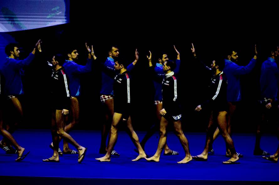 Beograd: Utakmica 3. kola druge faze EURA vaterpolista Hrvatska - Italija 