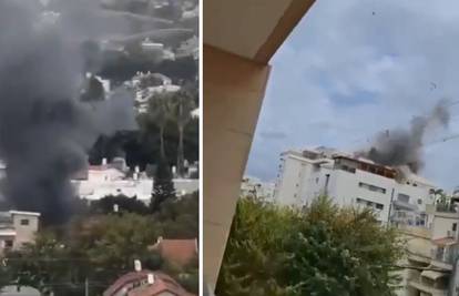 VIDEO Hezbolah ispalio čak 150 raketa na Izrael, gađali Tel Aviv dronovima, više je ranjenih