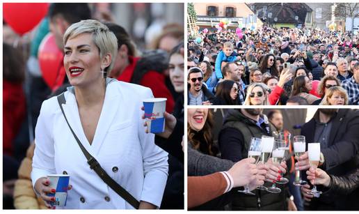 Samobor tradicionalno dočekao Novu godinu u podne, veselom slavlju se pridružila i Nika Fleiss