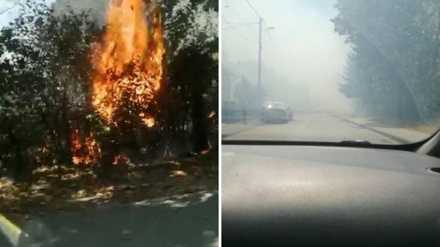 Požar u Zagrebu: Gorjela trava, vatra se proširila na drugu ulicu