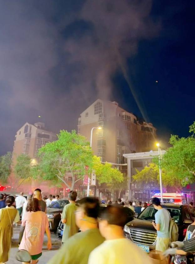 Explosion at a barbecue restaurant in Yinchuan