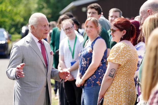 Britain's King Charles visits York