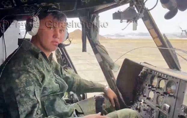 Defected Russian helicopter pilot