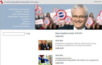 Ivo Josipović dobio svoju predsjedničku web stranicu