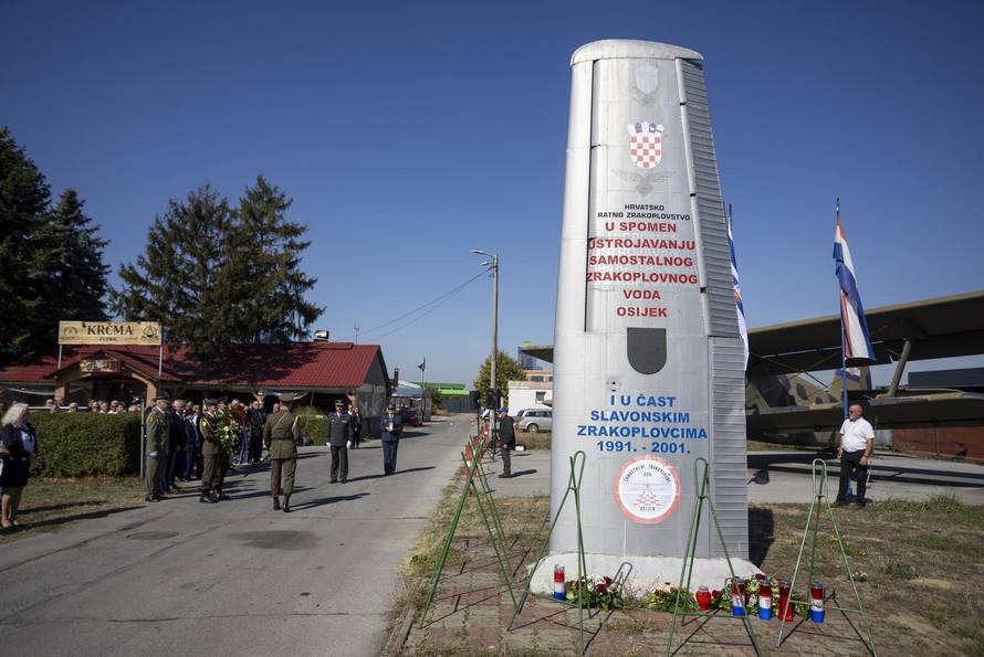 Osijek: Obilježavanje godišnjice osnutka Prvog samostalnog zrakoplovnog voda