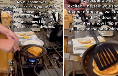 Jednostavn trik za preokretanje palačinki ili sendviča u tavi