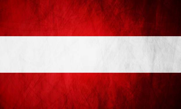 Austrian grunge flag background