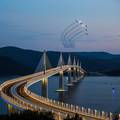 VIDEO Iznenađenje iz zraka na svečanom otvorenju: Iznad mosta preletjela 'Krila Oluje'