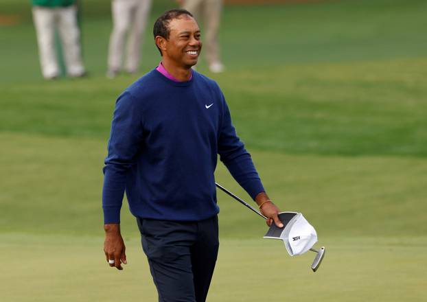 FILE PHOTO: Tiger Woods at the Masters